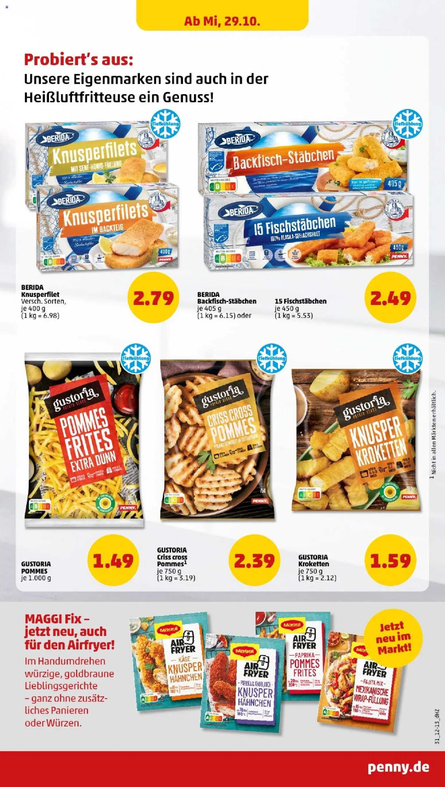 Penny - Sachsen  – gültig ab 27.10.2025 | Seite: 33 | Produkte: Hahnchen, Käse, Paprika, Knoblauch