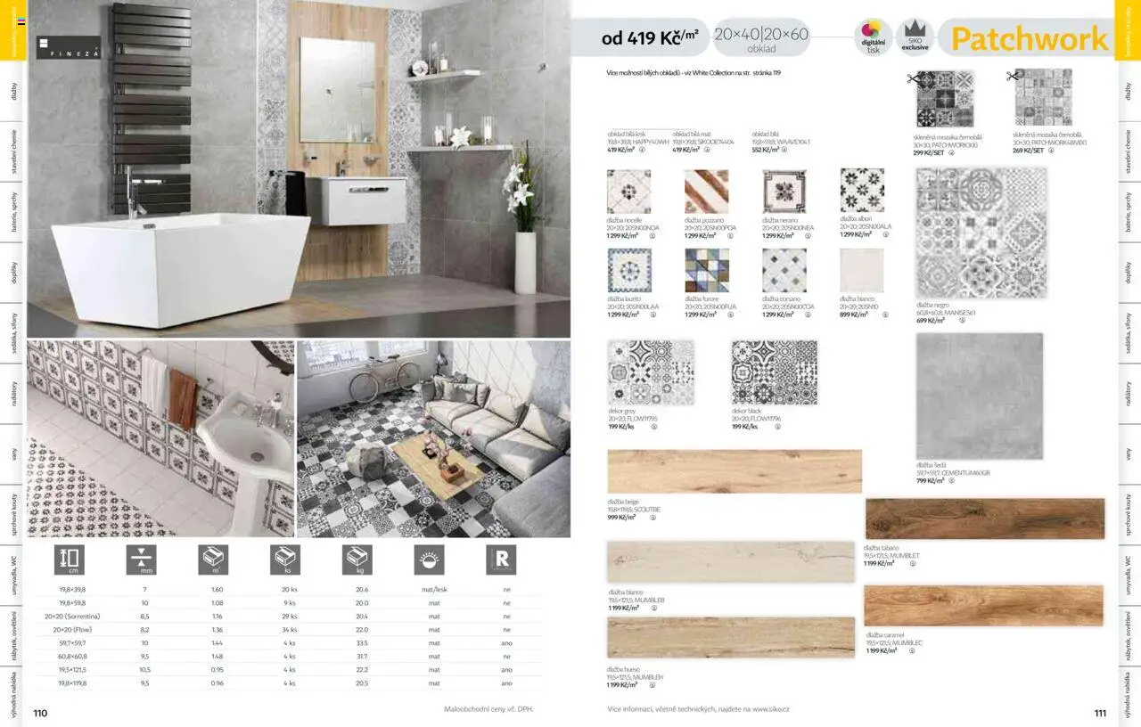 Siko koupelny katalog Koupelny 2025/2026 od 14.10.2025 | Strana: 56 | Produkty: Dlažba, Wc