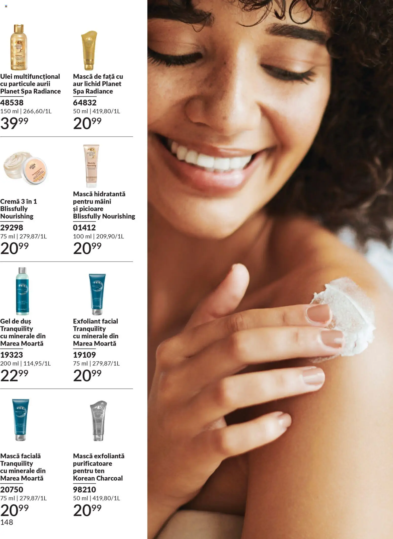 Noul catalog Avon – valabil de la 01.03.2026 | Pagină: 150 | Produse: Exfoliant, Body, Cremă, Gel de duș
