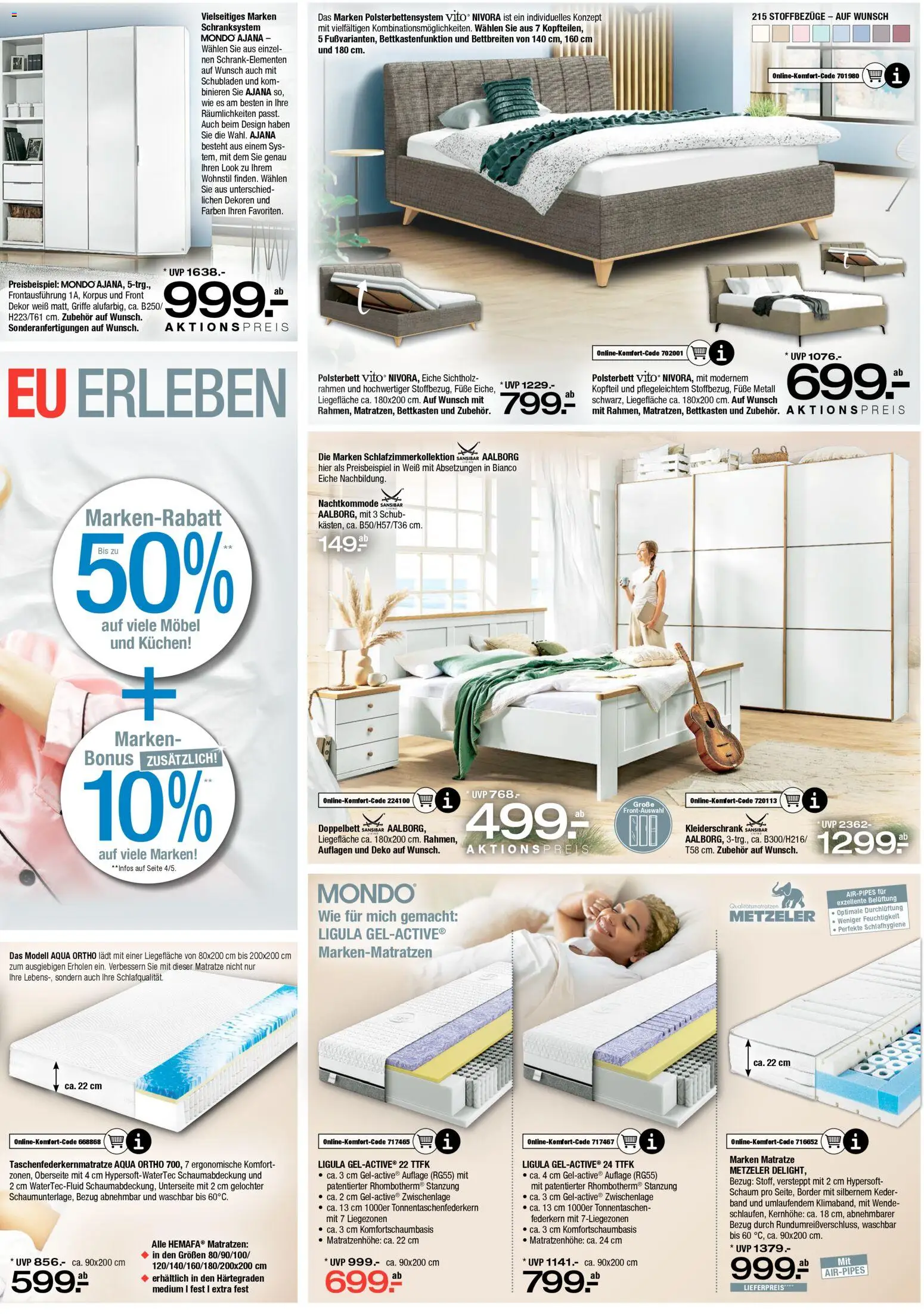 Ostermann Prospekt 	 – gültig ab 11.04.2026 | Seite: 11 | Produkte: Matratze, Doppelbett, Polsterbett, Kuchen