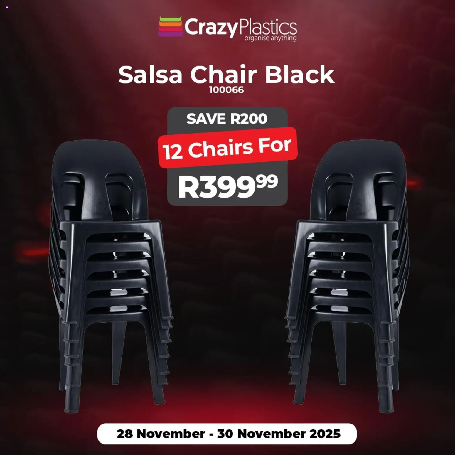 New Crazy Plastics catalogue – valid from 28.11.2025 | Page: 3 | Products: Chair