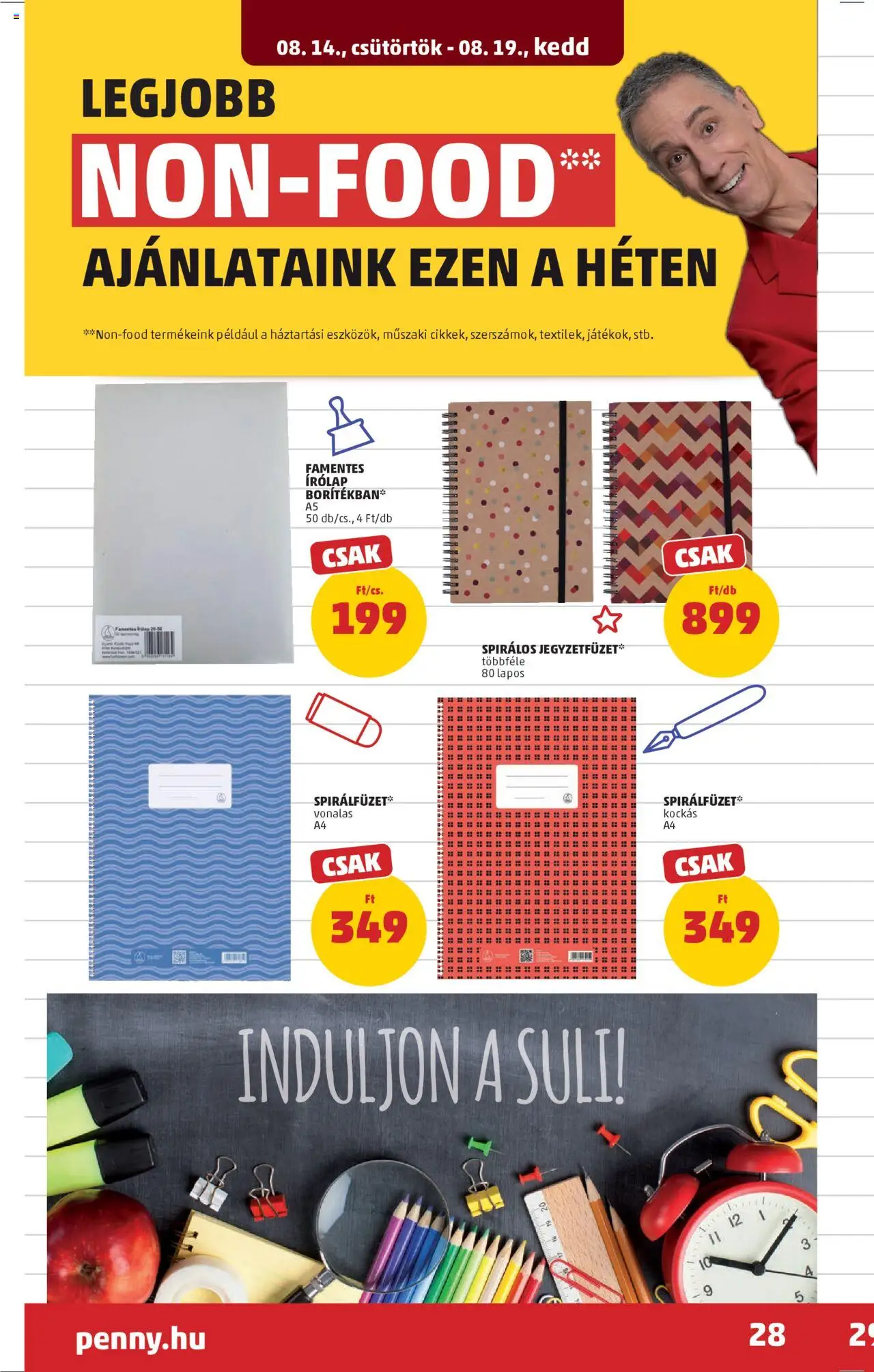 PENNY akciós ujság - amely érvényes a következő dátumtól: 14.08.2025 | Oldal: 32