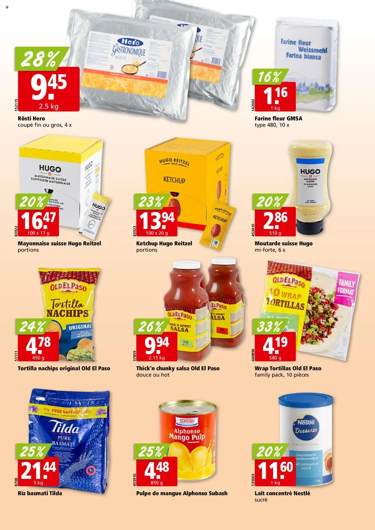 Aligro Aktionen - Chavannes, Matran, Genf, Sitten ab 28.07.2025 | Seite: 22 | Produkte: Ketchup, Mango, Mayonnaise