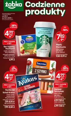 Pogląd oferty "Żabka Gazetka - Codzienne produkty" - ważna od 05.11.2025