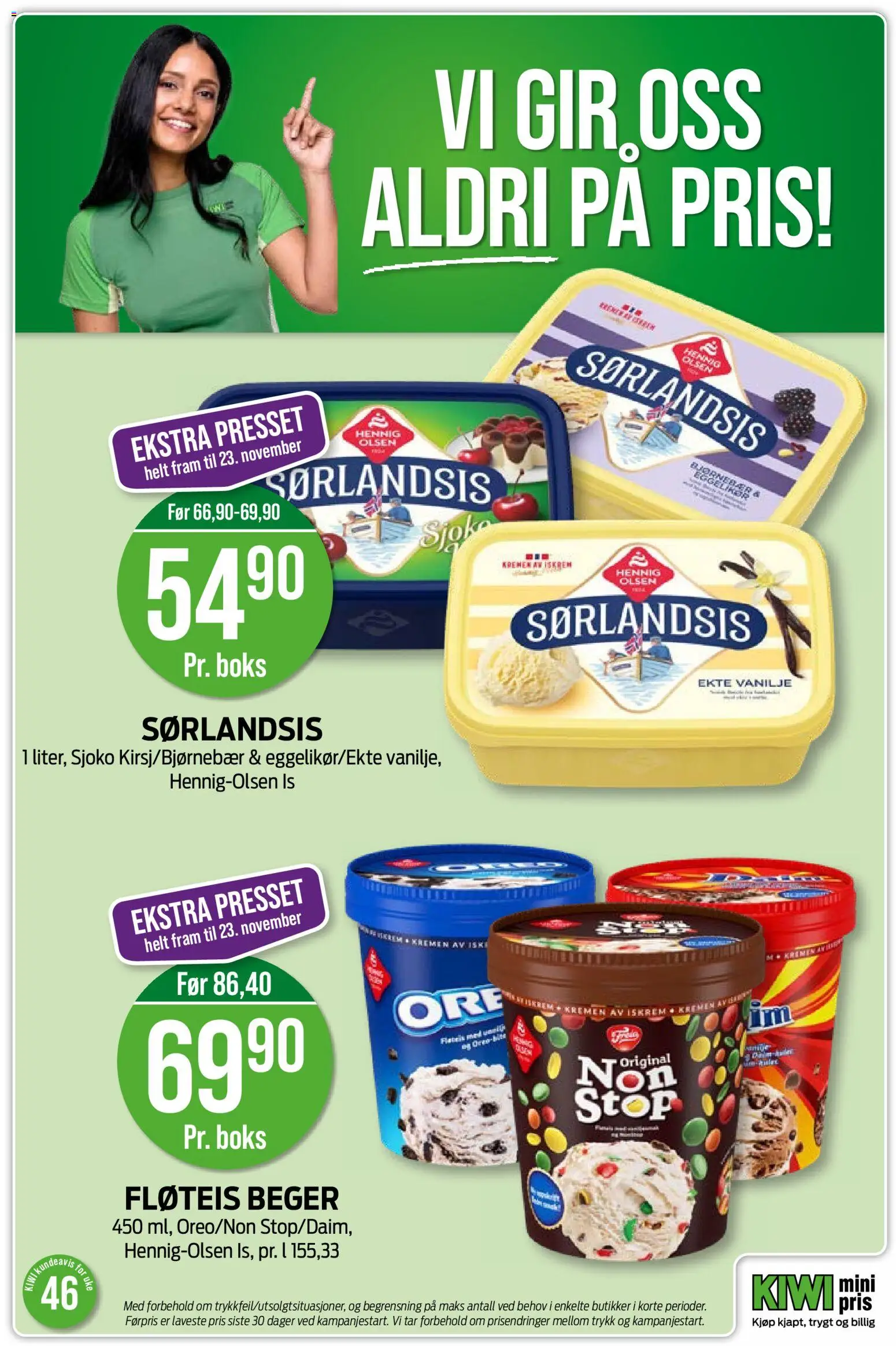 {H1} | Side: 6 | Produkter: Kiwi, Iskrem, Датчик руху, Mikrovalovka