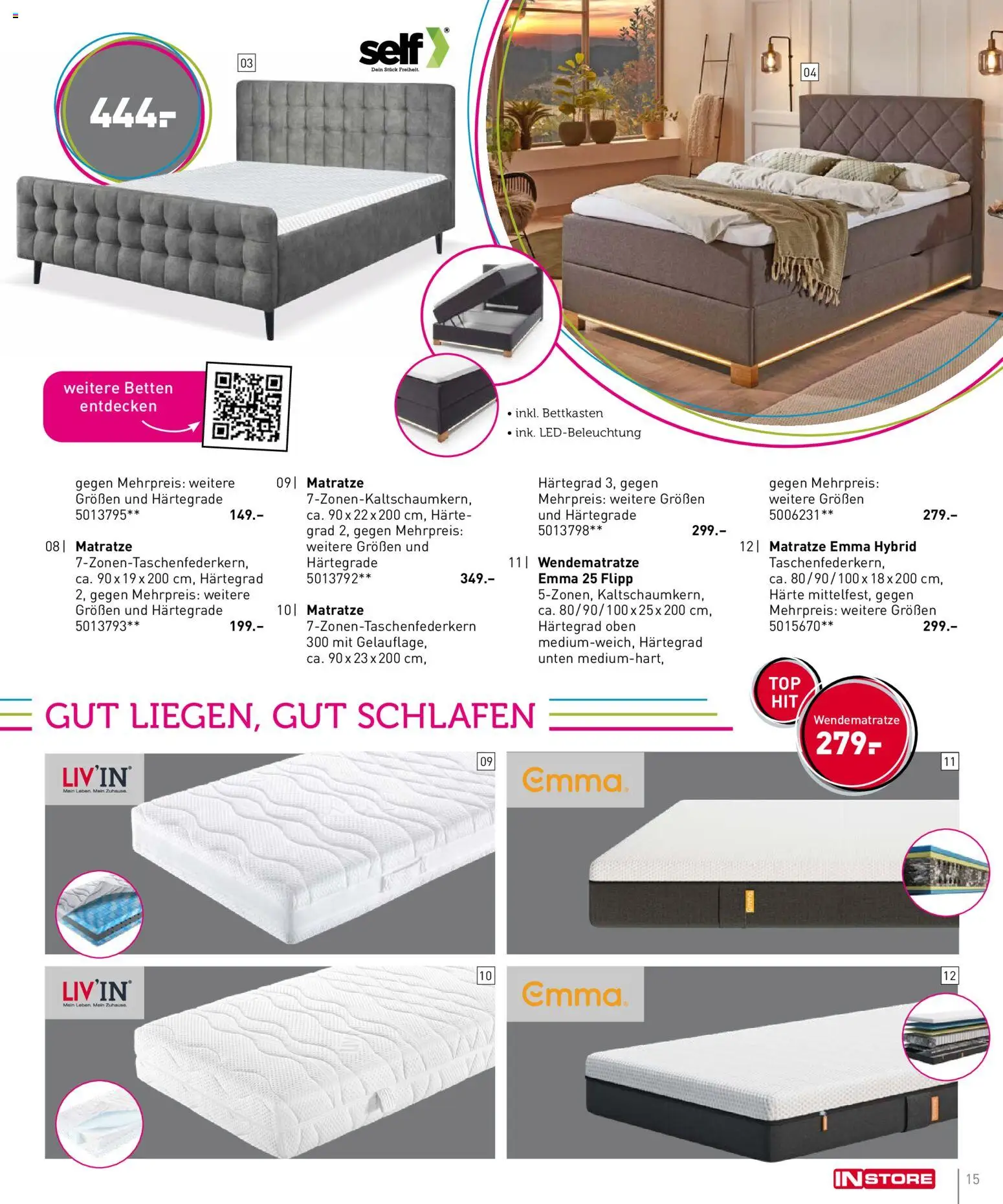 Möbel Martin Prospekt 	 – gültig ab 20.02.2026 | Seite: 15 | Produkte: Matratze