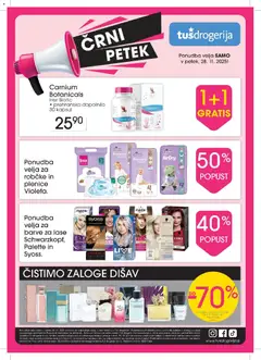 Tuš drogerija katalog akcije – veljaven od 28.11.2025