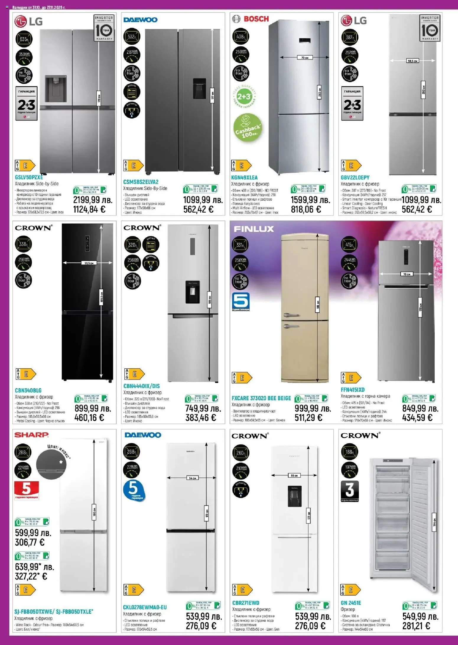 {H1} | Страница: 14 | Продукти: Вода, Хладилник, Камера, Фризер