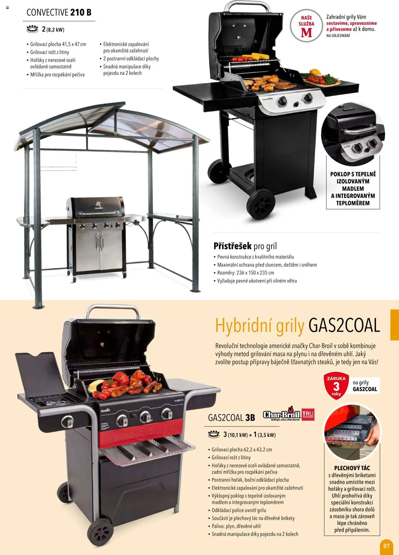 Mountfield katalog 2025 od 16.04.2025 | Strana: 87 | Produkty: Grilování, Dřevěné brikety, Gril, Rošt
