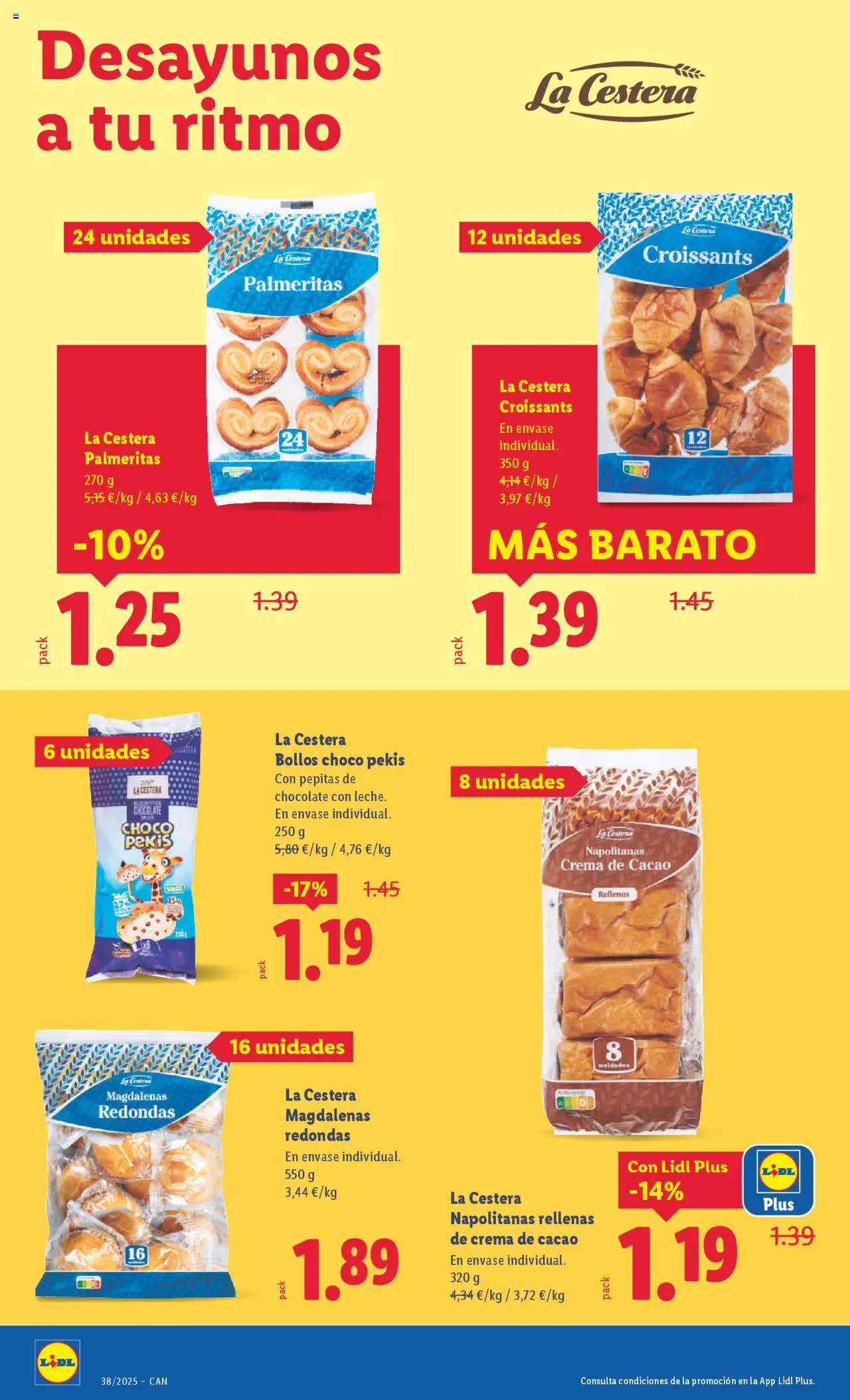 Lidl - Canarias  │ válido desde el 15.09.2025 | Página: 12 | Productos: Chocolate, Crema de cacao, Magdalenas, Φρυγανιές σικάλεως