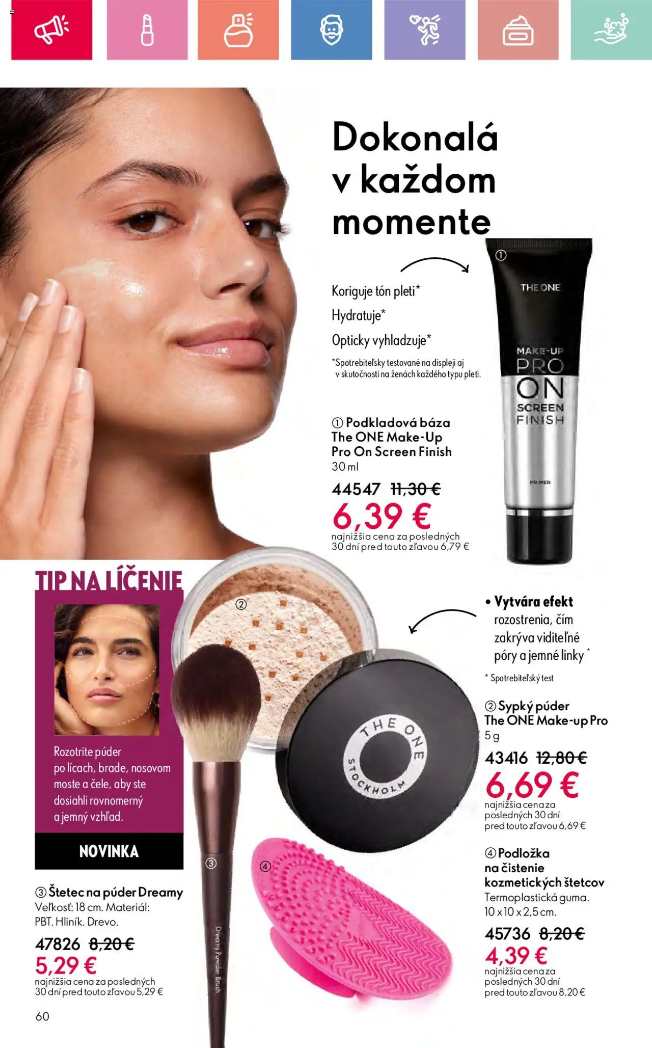 Katalóg Oriflame 12 2025 │ platný od 17.08.2025 | Strana: 60 | Produkty: Púder, Štetec