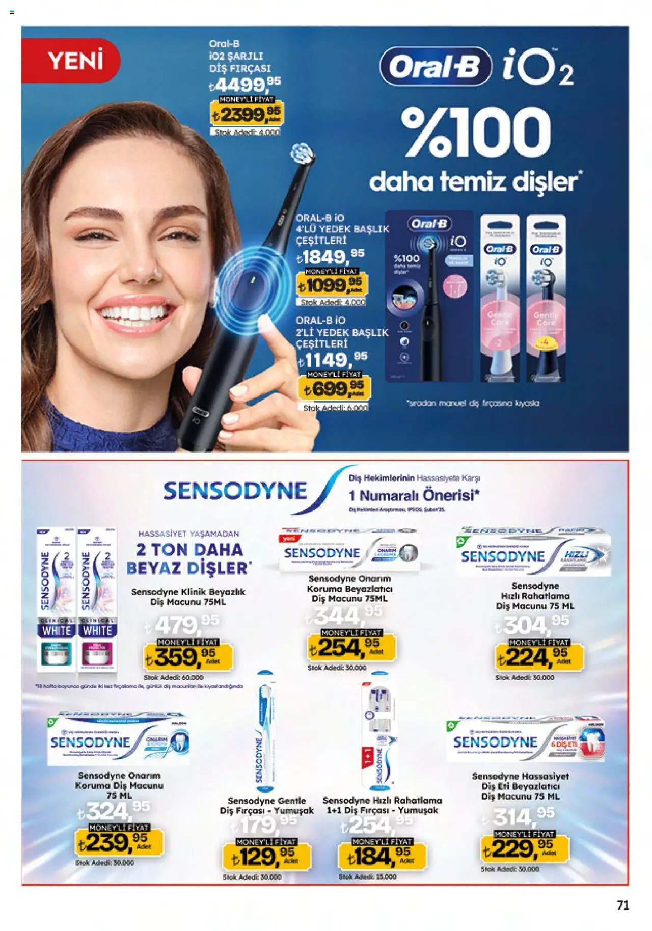 Migros Katalog - Migroskop - 26.06.2025 tarihinden itibaren geçerlidir | Sayfa: 71 | Ürünler: Diş macunu, Diş fırçası, Atlet