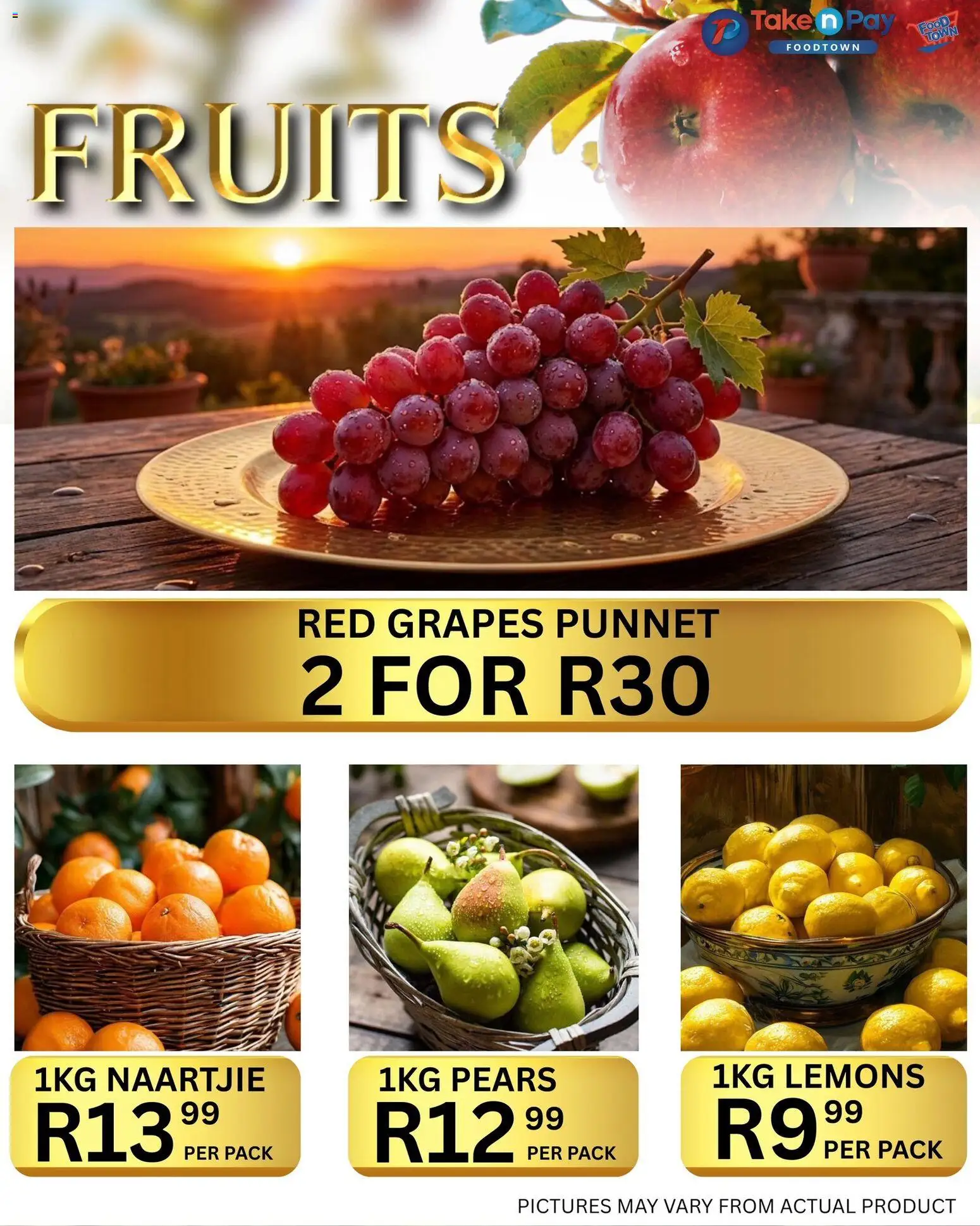 New Take n Pay catalogue – valid from 17.03.2026 | Page: 3 | Products: Pears, Grapes