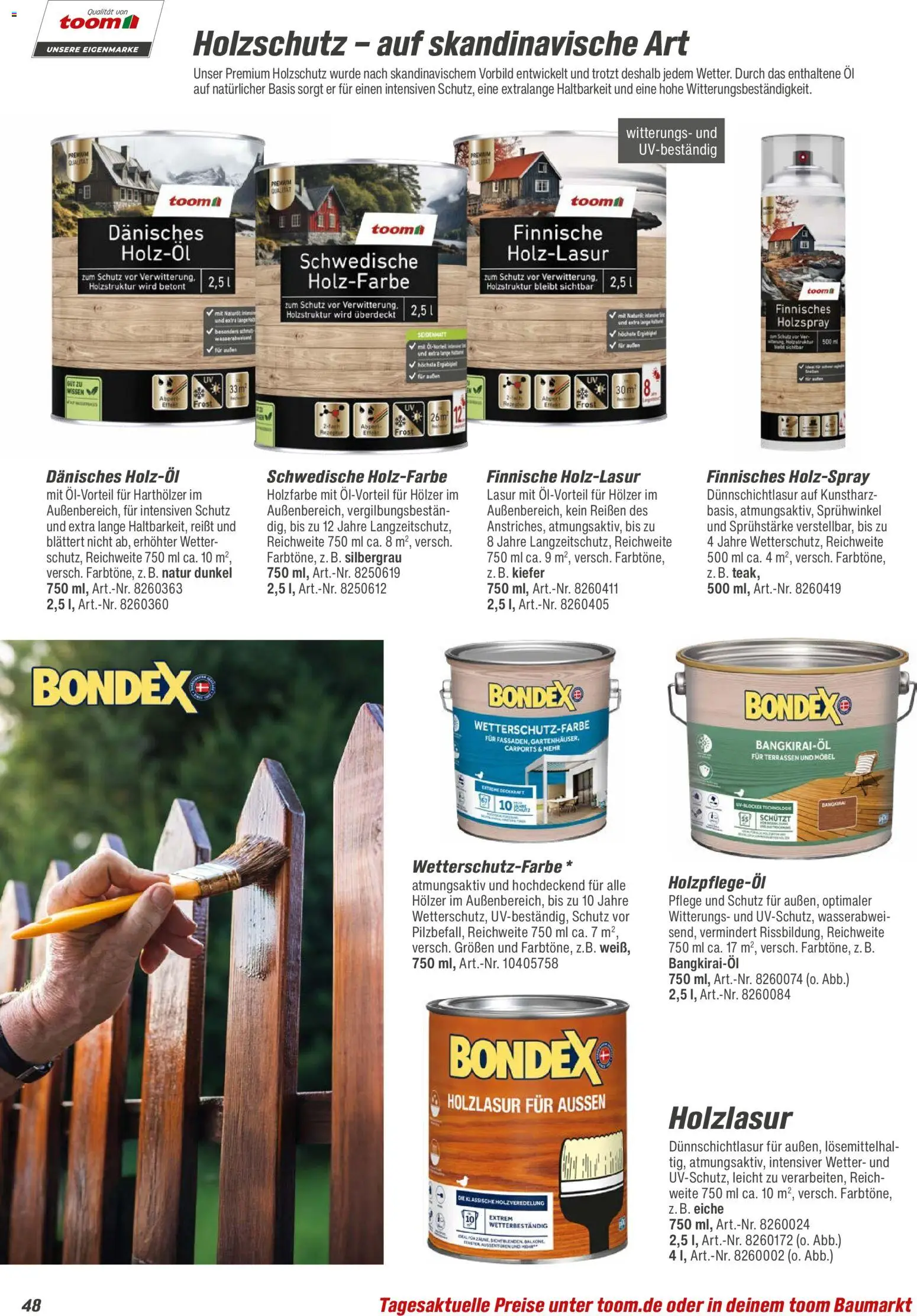 Toom Baumarkt  Wohnen & Haushalt 2026 – gültig ab 01.01.2026 | Seite: 48 | Produkte: Öl, Tür, Astra