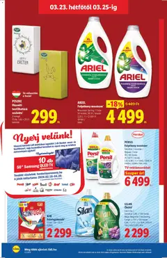 Lidl akciós újság - amely érvényes a következő dátumtól: 19.03.2026 | Oldal: 60 | Termékek: Perwoll, Játék, TV, Mosószer