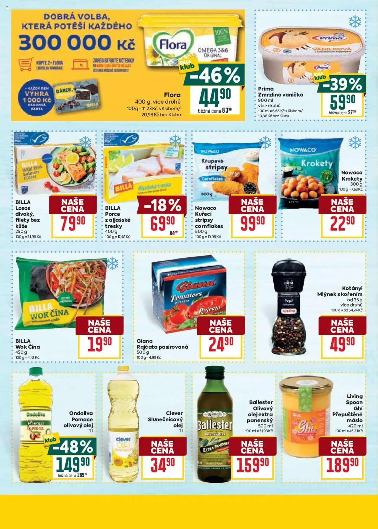 Billa Velký leták od 01.10.2025 | Strana: 22 | Produkty: Krokety, Rajčata, Mlýnek, Flora