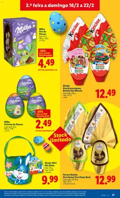Pré-visualização Lidl folheto válido de 16.02.2026 | Página: 21 | Produtos: Bolsa, Ferrero rocher, Chocolate