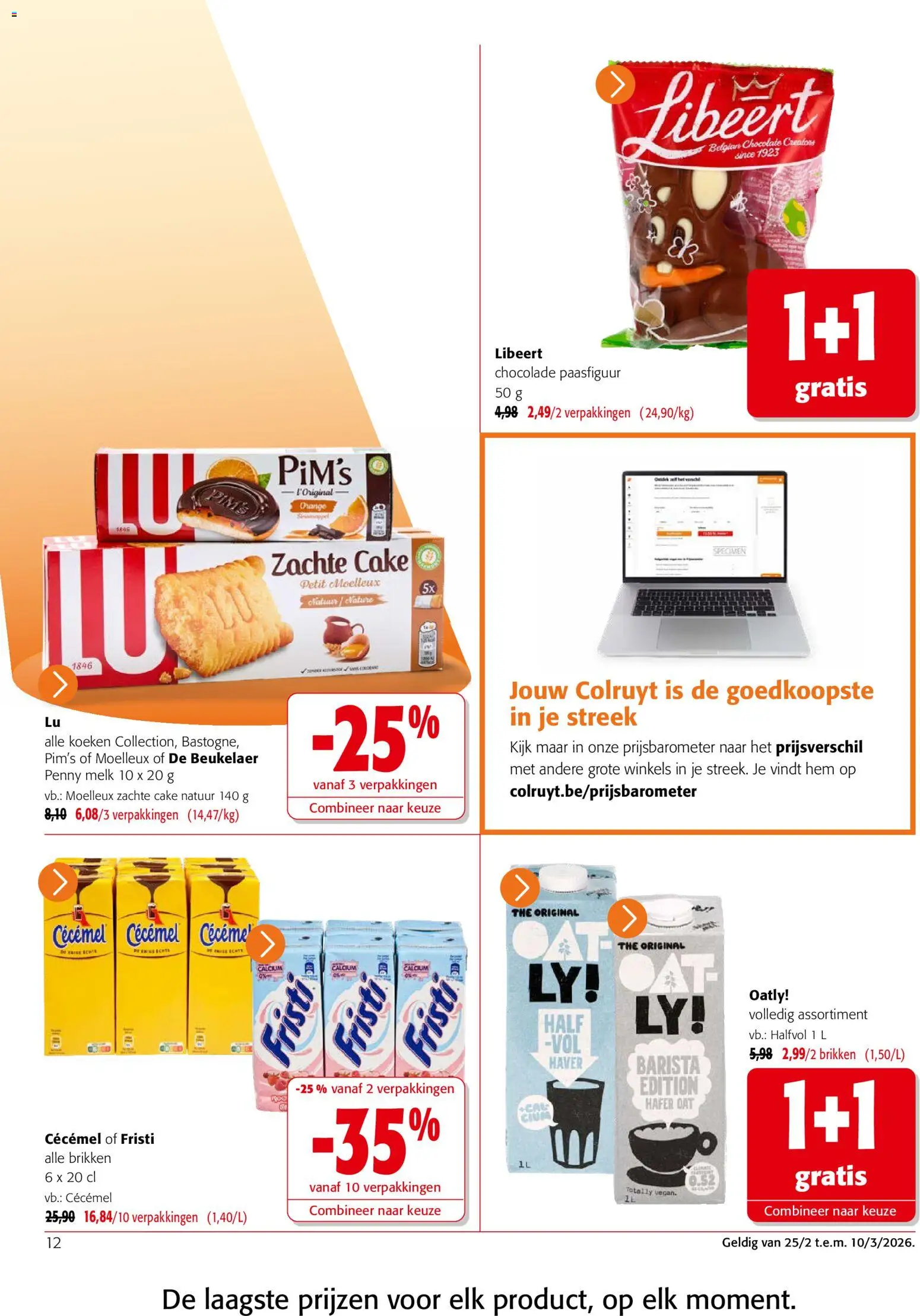 {H1} | Pagina: 12 | Producten: Haver, Cake, Melk, Chocolade