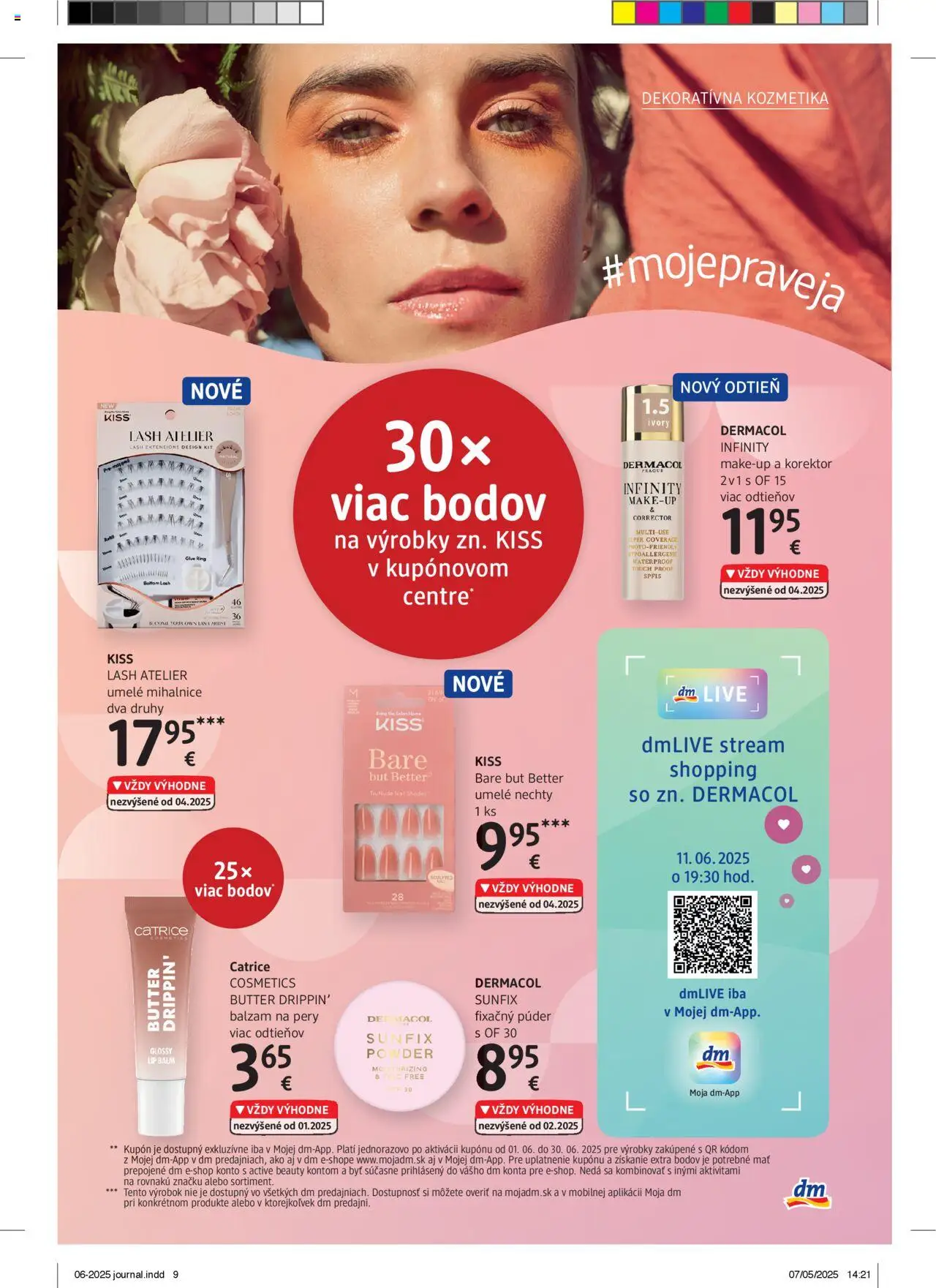 dm drogerie Journal Jún 2025 │ platný od 01.06.2025 | Strana: 9 | Produkty: Korektor, Púder, Umelé mihalnice