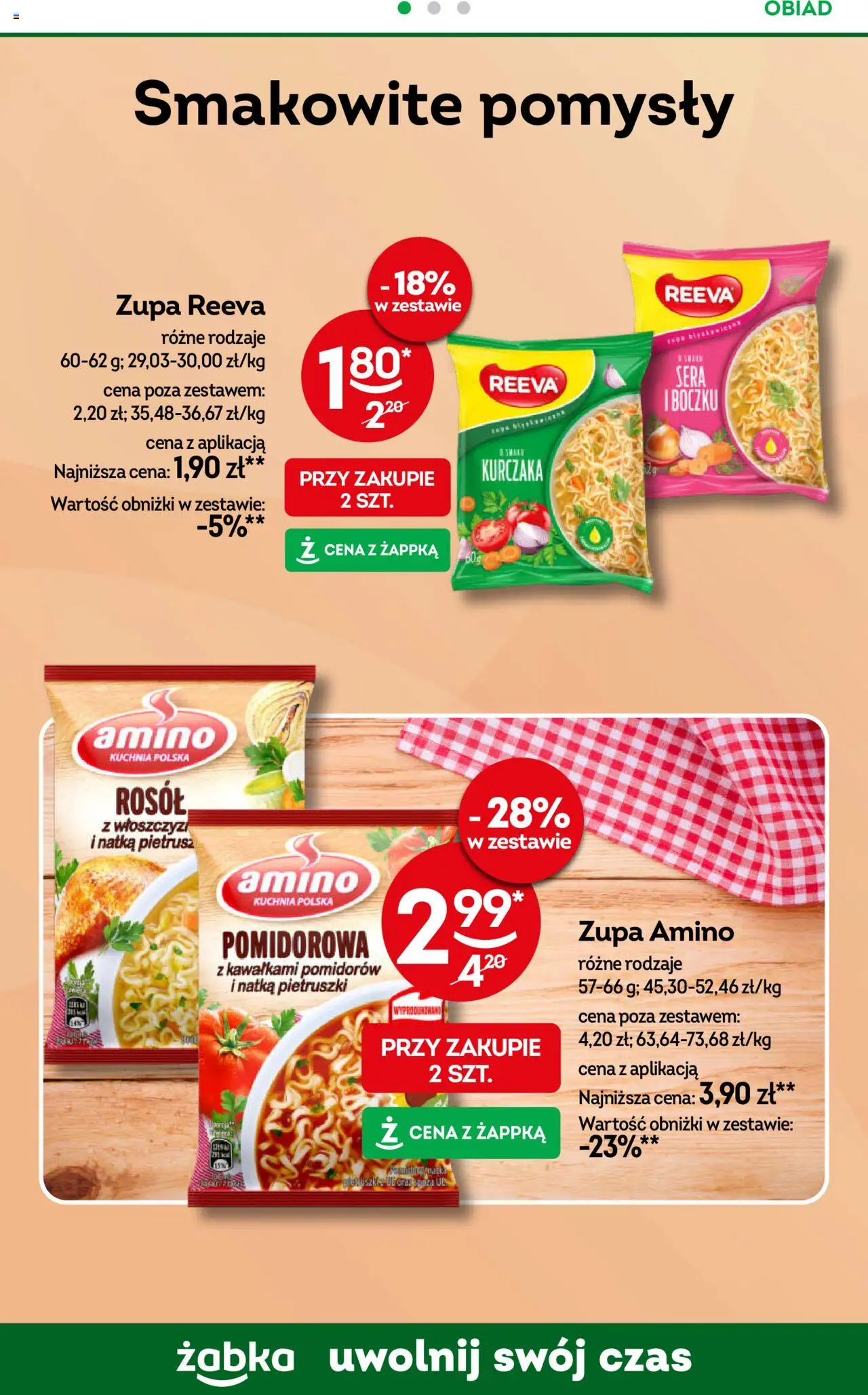 Żabka Gazetka od 08.10.2025 | Strona: 74 | Produkty: Zupa