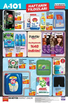 A101 Katalog - 15.08.2025 tarihinden itibaren geçerlidir | Sayfa: 1