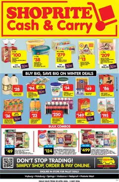 Shoprite specials catalogue – valid from 20.04.2026