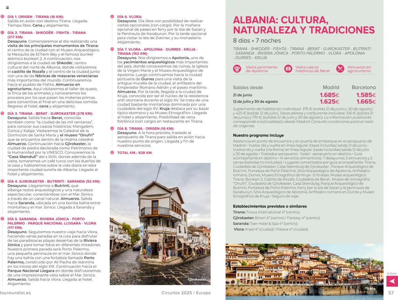 Viajes El Corte Inglés Circuitos exclusivos │ válido desde el 01.05.2025 | Página: 57 | Productos: Café