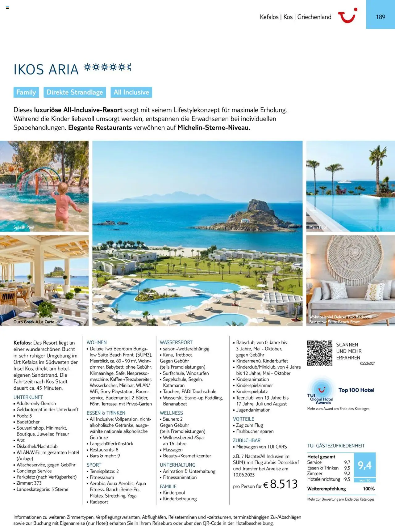 Aida - Südeuropa & Nordafrika 2025/26 – gültig ab 01.01.2025 | Seite: 189 | Produkte: Top, Sony, Ouzo, Babybett
