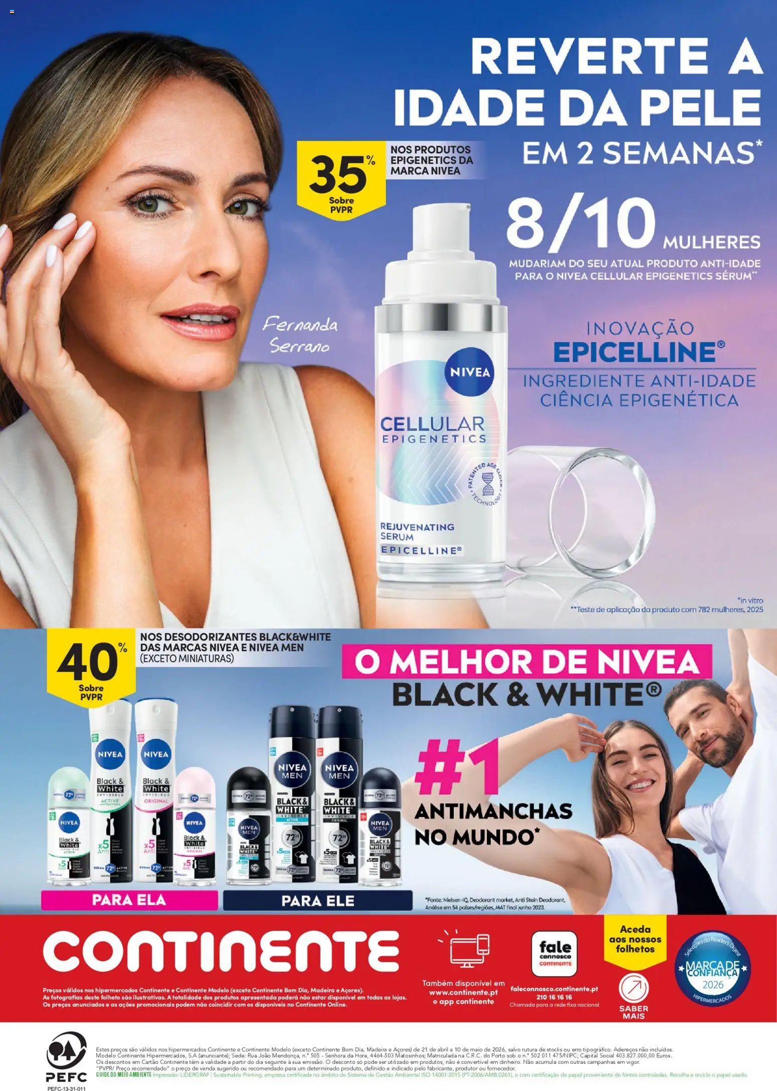 Continente Beleza Inspira-te na verdadeira beleza │ válido de 21.04.2026 | Página: 20 | Produtos: Sérum