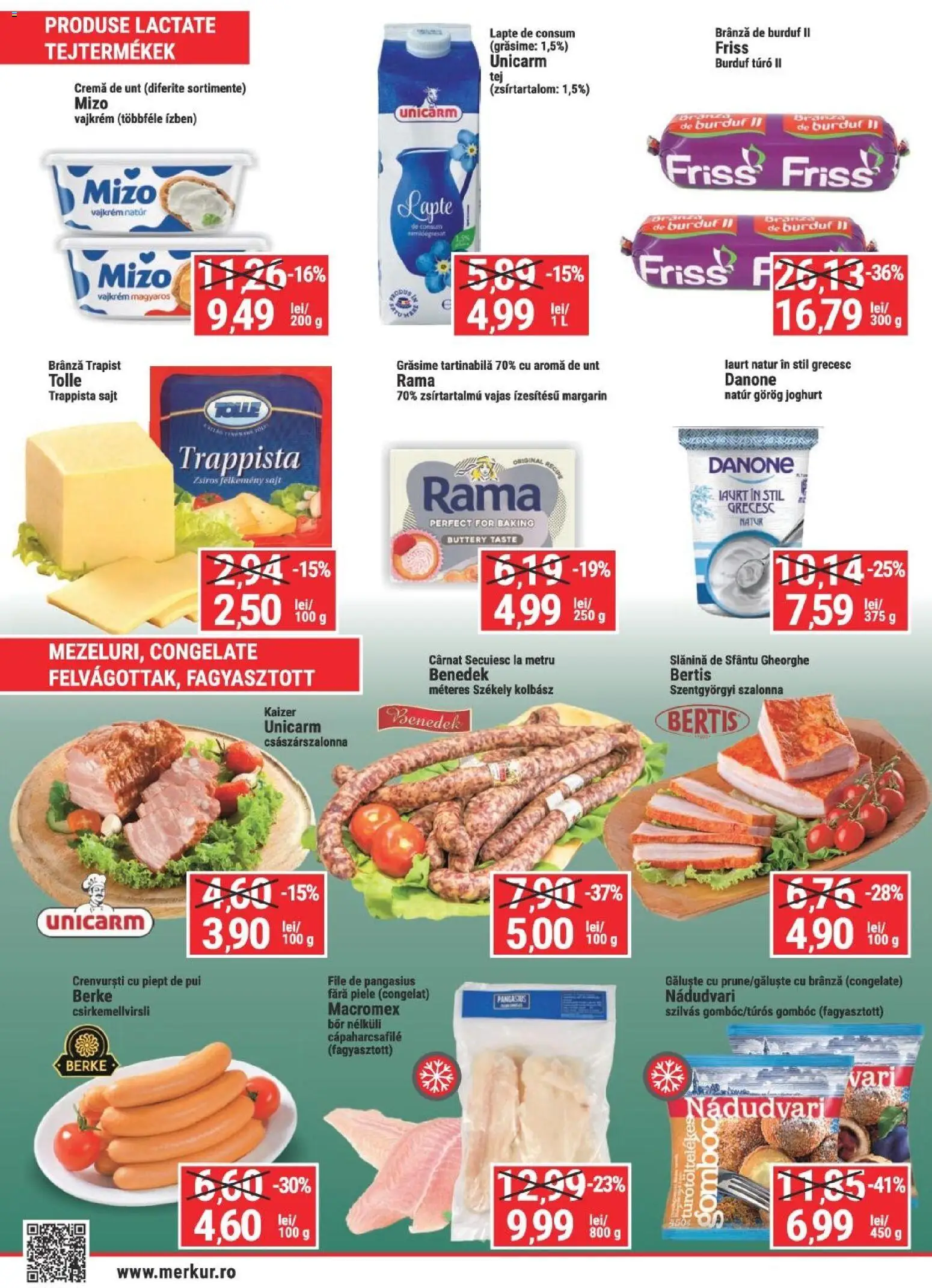 Noul catalog Merkur – valabil de la 05.03.2026 | Pagină: 2 | Produse: Hacıyatmaz Kedi Oyuncağı, Crenvurști, Lapte, Esmer şeker