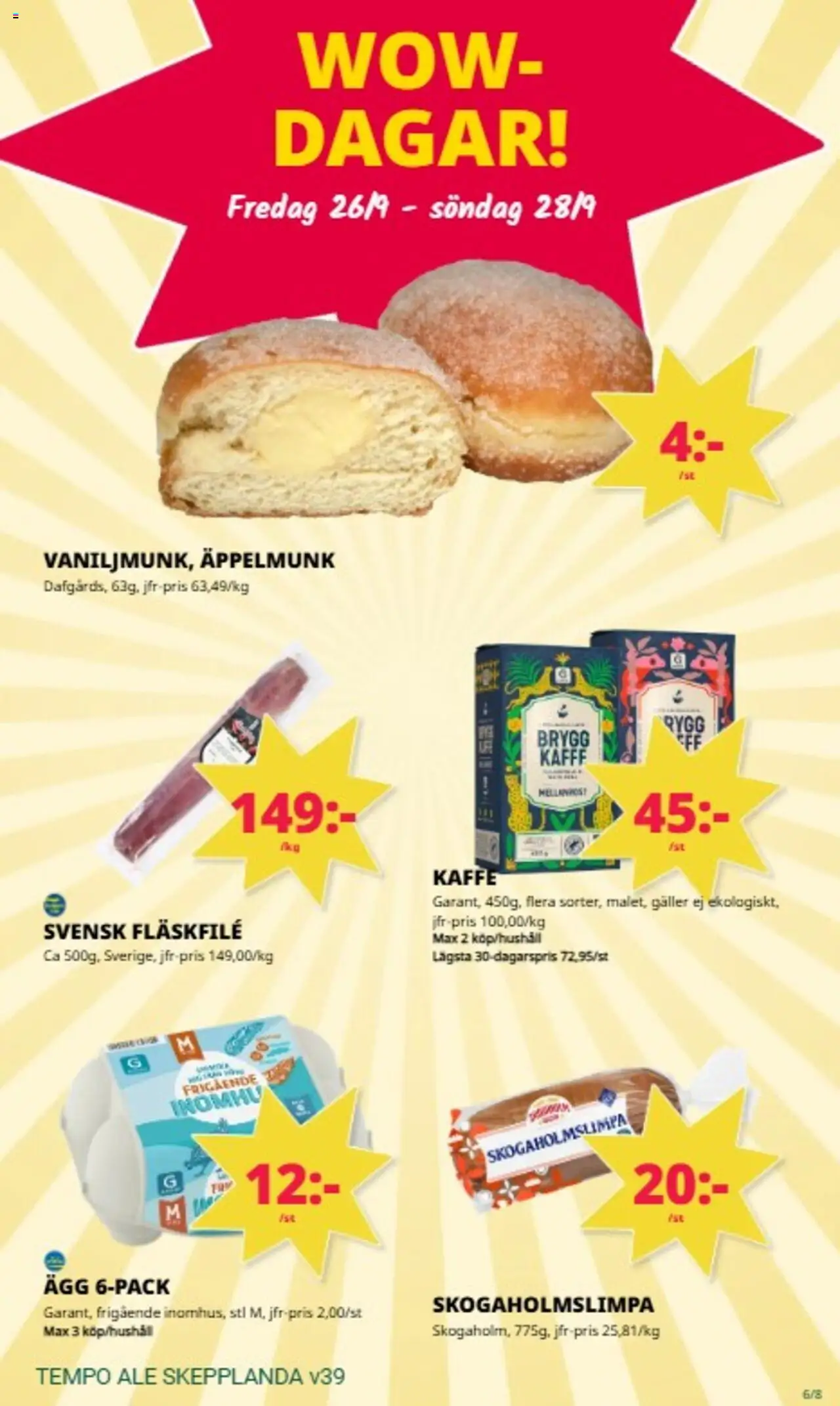 Tempo reklamblad aktuell från 22.09.2025 | Sida: 6