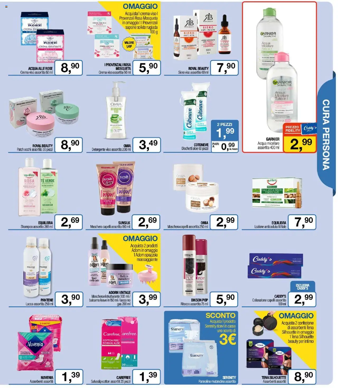 Volantino Caddy's del 21.08.2025 | Pagina: 5 | Prodotti: Maschera, Detergente, Crema viso, Intimo