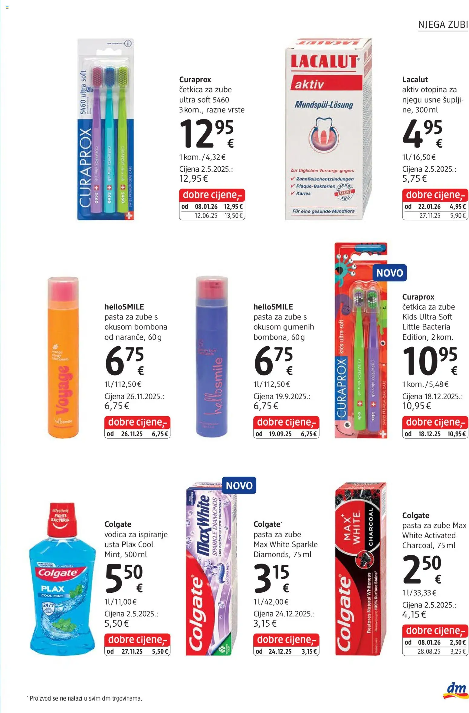 DM katalog | vrijedi od 01.03.2026 | Stranica: 25 | Proizvodi: Pasta za zube, Četkica za zube, Pasta, Lacalut
