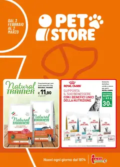 Anteprima del volantino Iper Pet Store catalogo valido a partire dal 03.02.2026