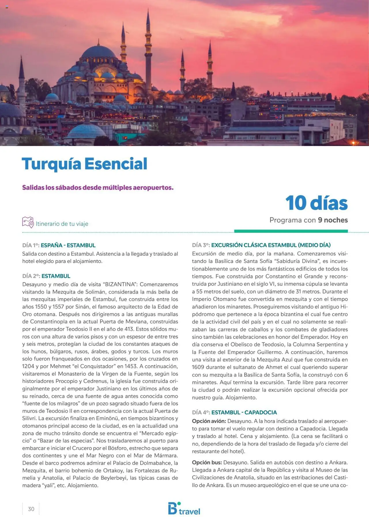 B the travel brand Turquía │ válido desde el 09.05.2024 | Página: 30