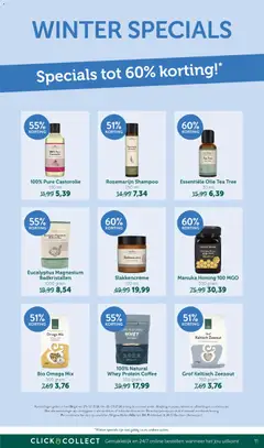 Holland & Barrett folder / publicité - Voorbeeld van een folder van Holland & Barrett, geldig van 16.03.2026 | Pagina: 11 | Producten: Zeezout, Shampoo, Kan, Olie