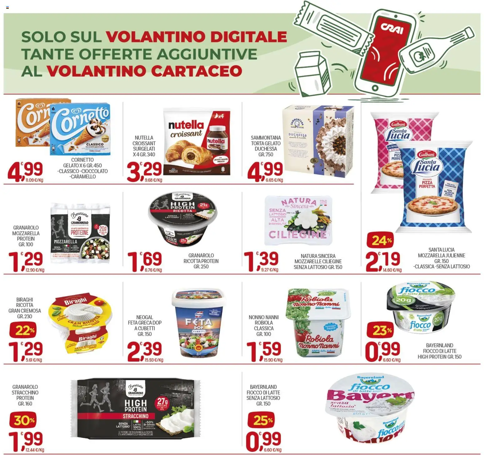Volantino CRAI del 08.01.2026 | Pagina: 18 | Prodotti: Pollo, Salmone, Vongole, Fagiolini