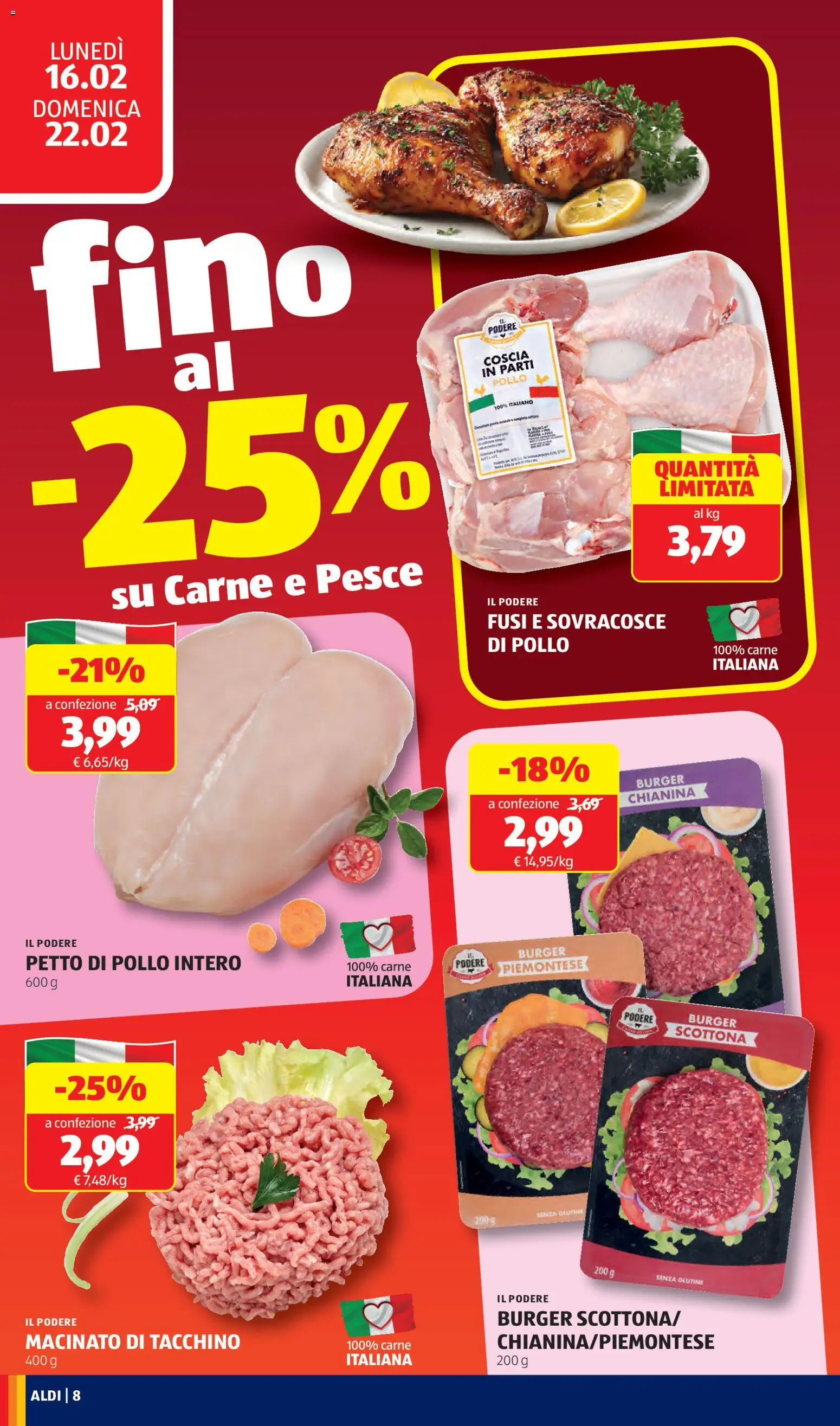 Volantino Aldi del 16.02.2026 | Pagina: 8
