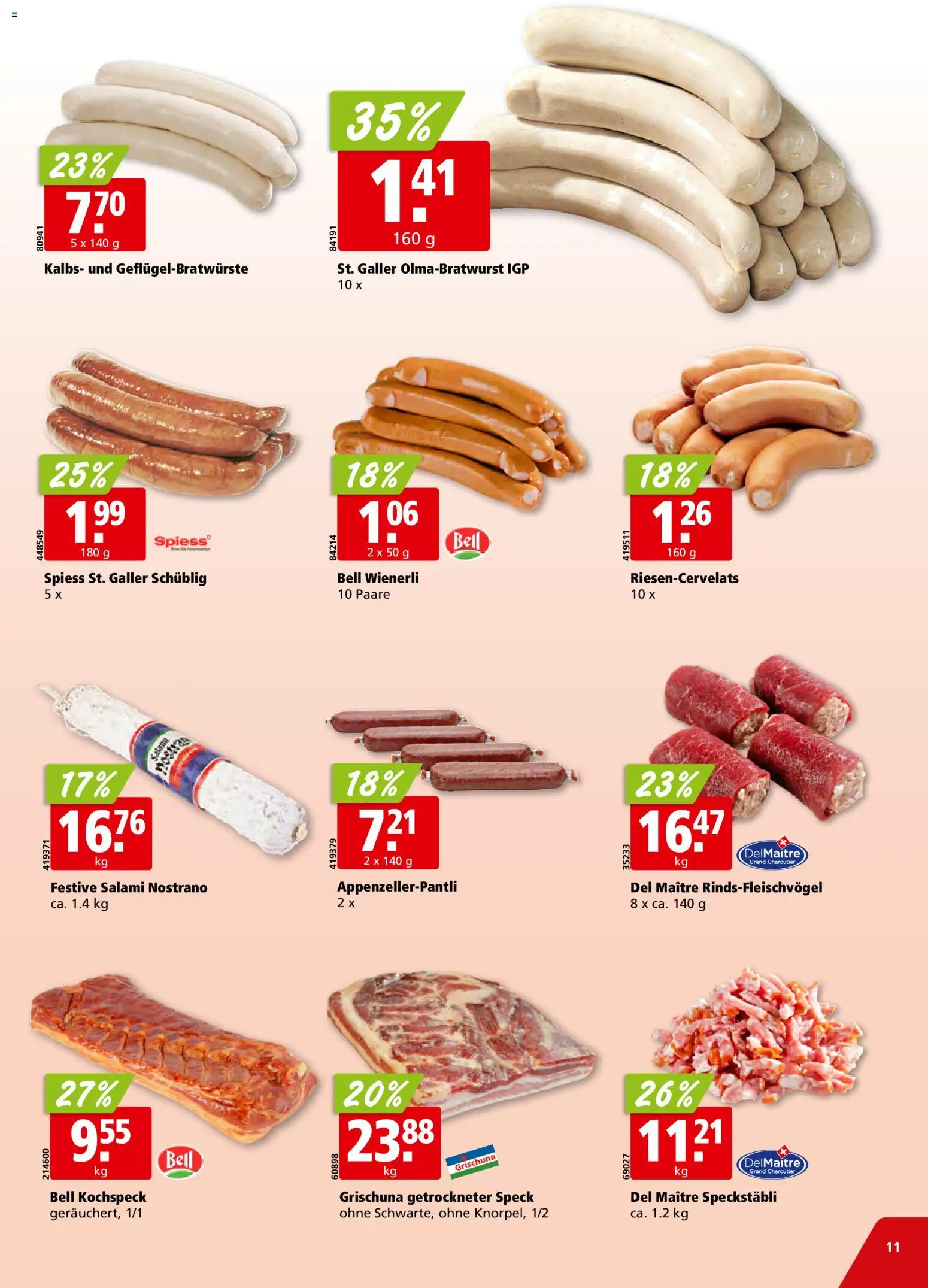 Aligro aktionen – gültig ab 23.03.2026 | Seite: 11 | Produkte: Salami