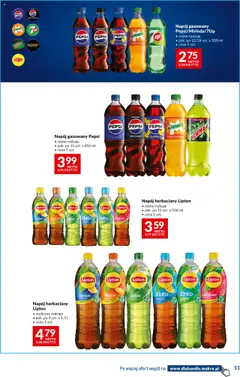 Makro Gazetka - Dystrybucja do sklepów od 05.08.2025 | Strona: 51 | Produkty: Ice Tea, Pepsi