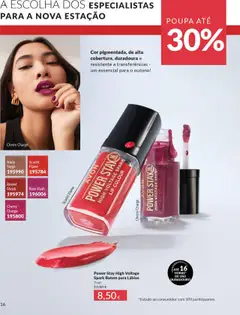 Power Stay High Voltage Spark Batom para Lábios, Power Stay High Voltage Spark Batom para Lábios 7 ml │ válido de 01.09.2025 | Página: 16 | Produtos: Batom