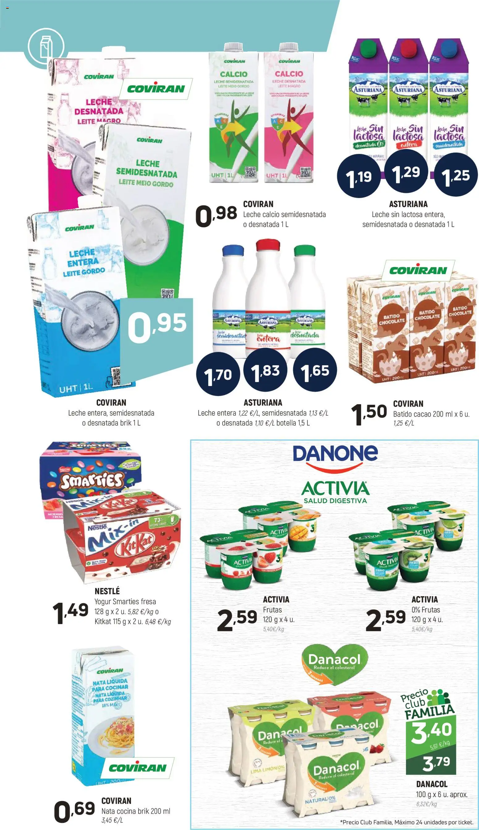 Coviran - La Corunya │ válido desde el 13.01.2026 | Página: 6 | Productos: Leche sin lactosa, Chocolate, Cocina, Φρυγανιές σικάλεως