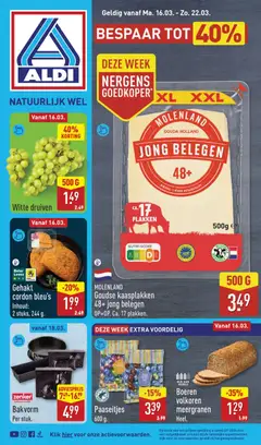 Aldi folder week 12 - Voorbeeld van een folder van Aldi, geldig van 16.03.2026