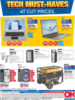OK Furniture specials catalogue – valid from 16.03.2026 | Page: 12 | Products: Smartphone, Camera, Lantern, Charger