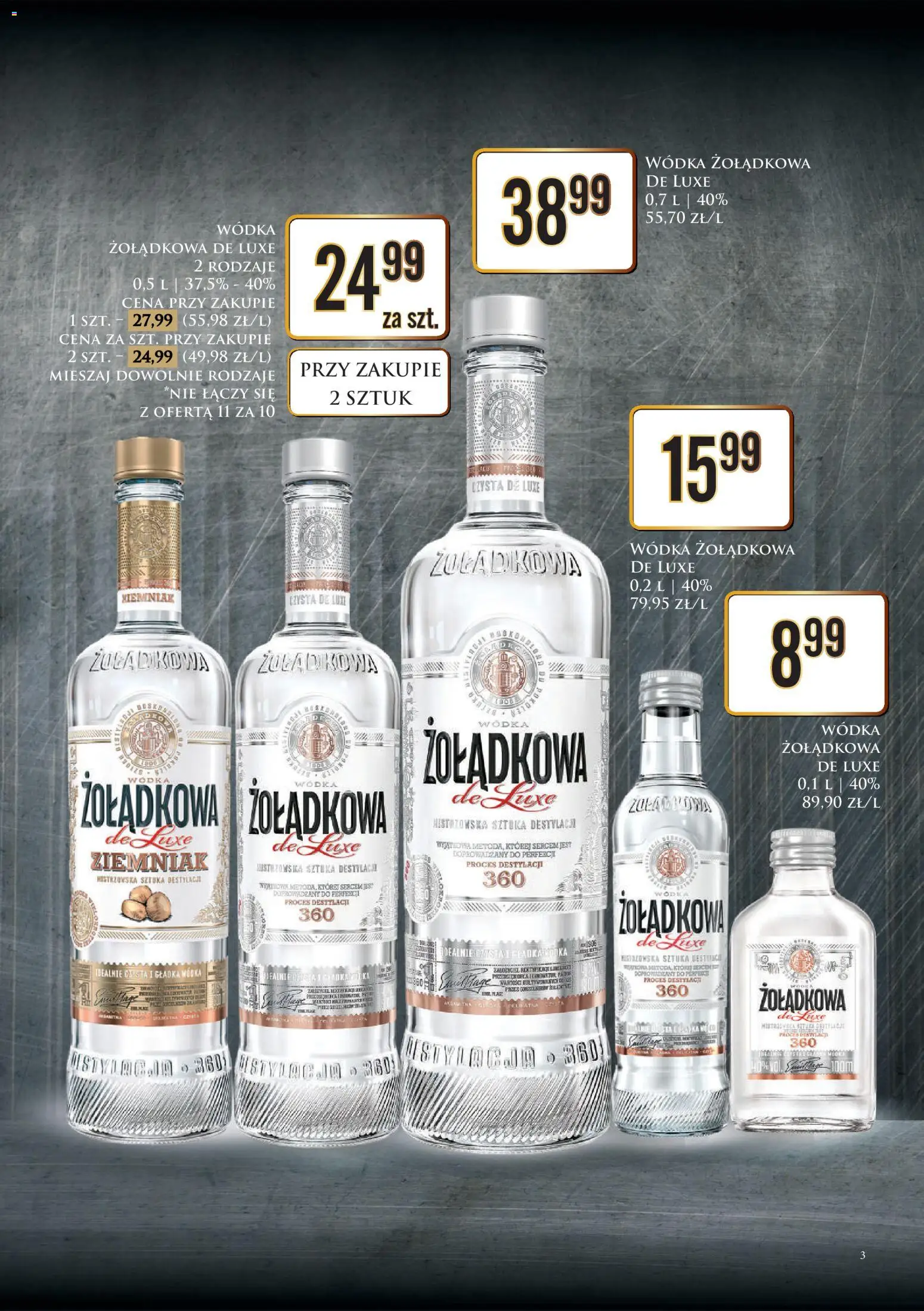 Dino Gazetka alkoholowa od 07.11.2025 | Strona: 3 | Produkty: Vodka, Wódka