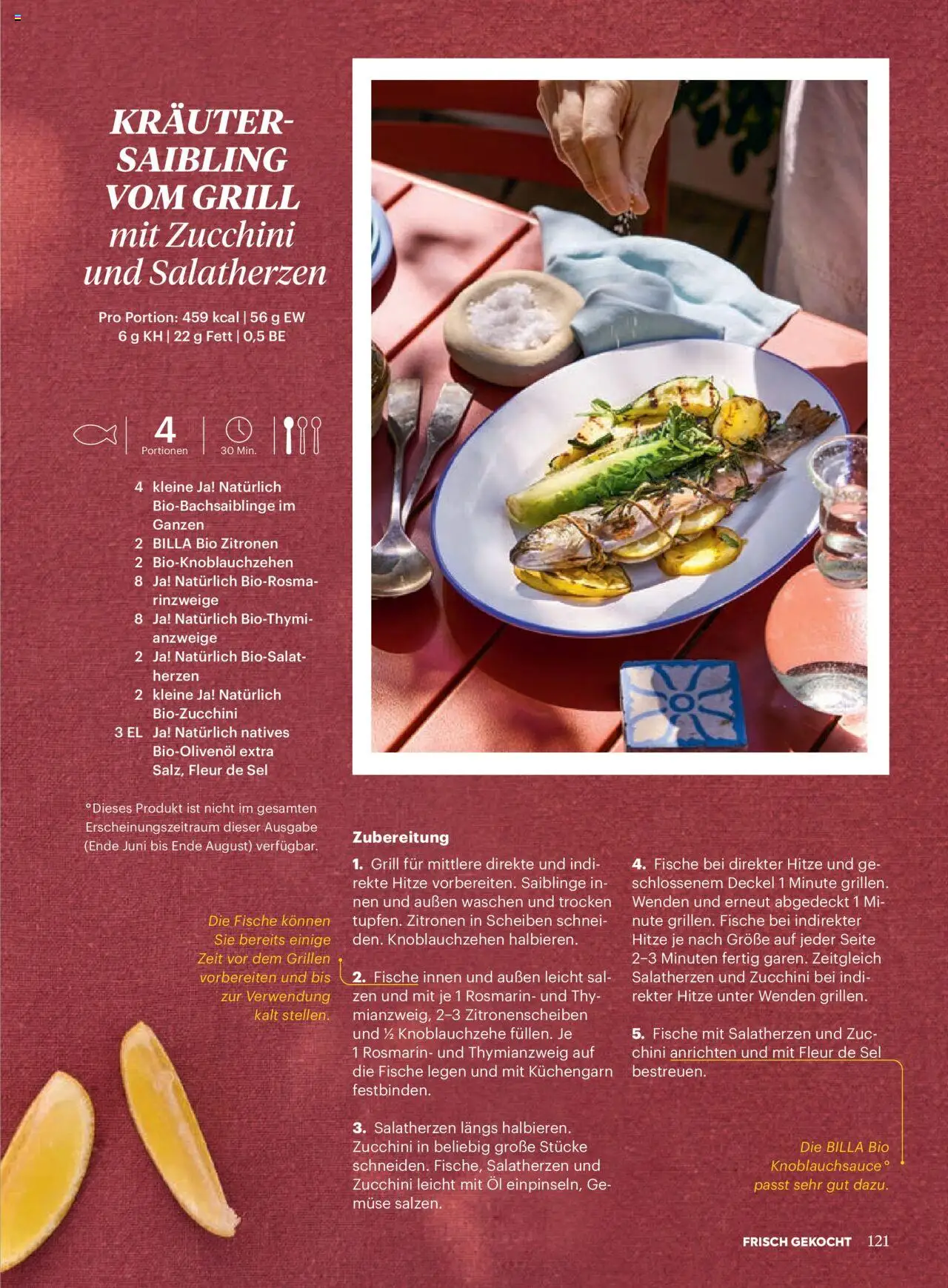 Billa Frisch Gekocht gültig ab 03.07.2025 | Seite: 121 | Produkte: Grill, Öl