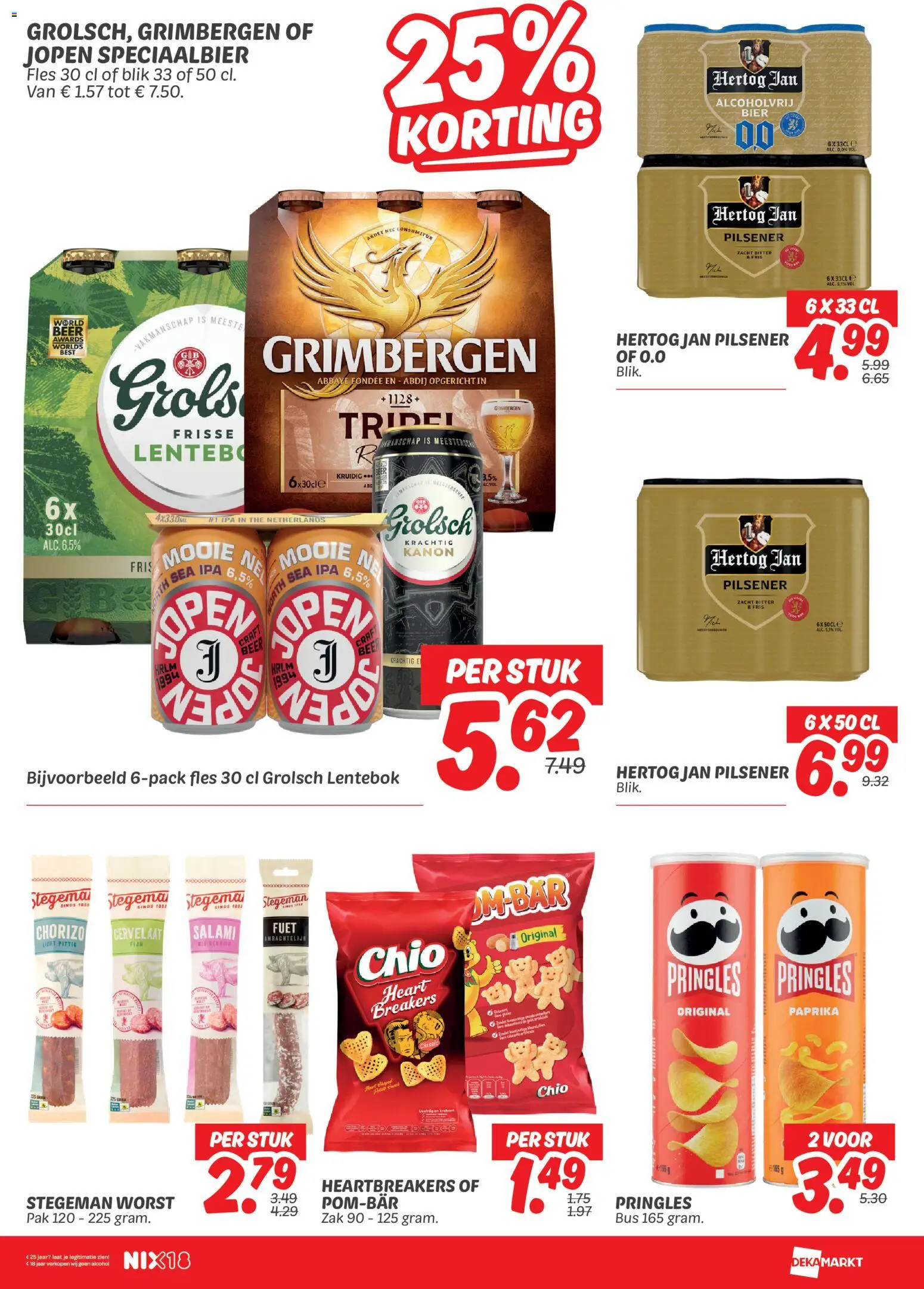 {H1} | Pagina: 17 | Producten: Salami, Bier, Chorizo, Pringles