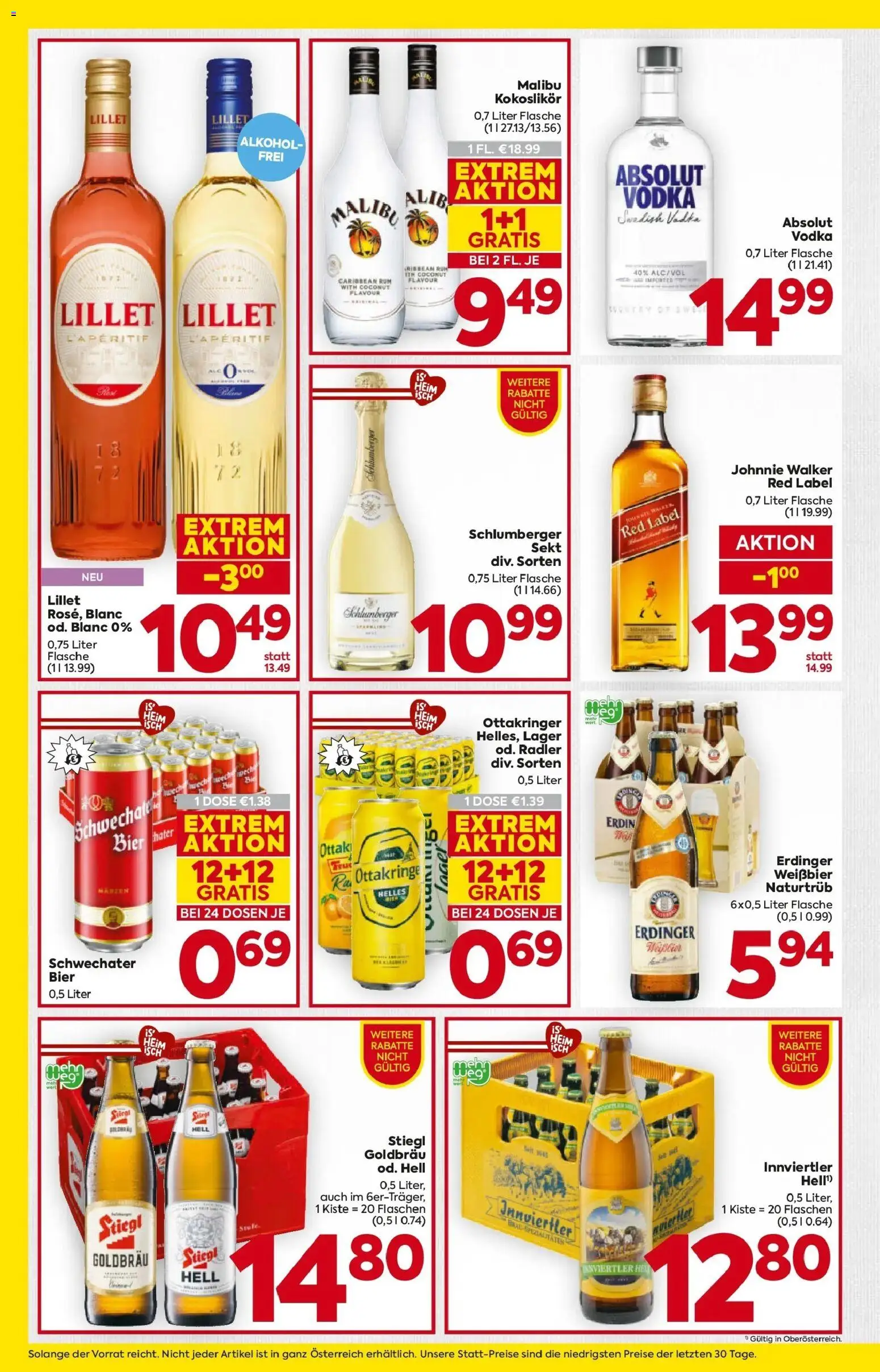 Billa Flugblatt - Grieskirchen, Wallern An Der Trattnach, Ansfelden gültig ab 23.04.2026 | Seite: 14 | Produkte: Bier