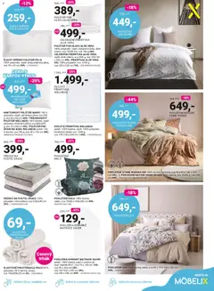 Náhled letáku Möbelix leták od 09.02.2026 | Strana: 15 | Produkty: Přehoz, Povlečení, Polštář, Prostěradlo
