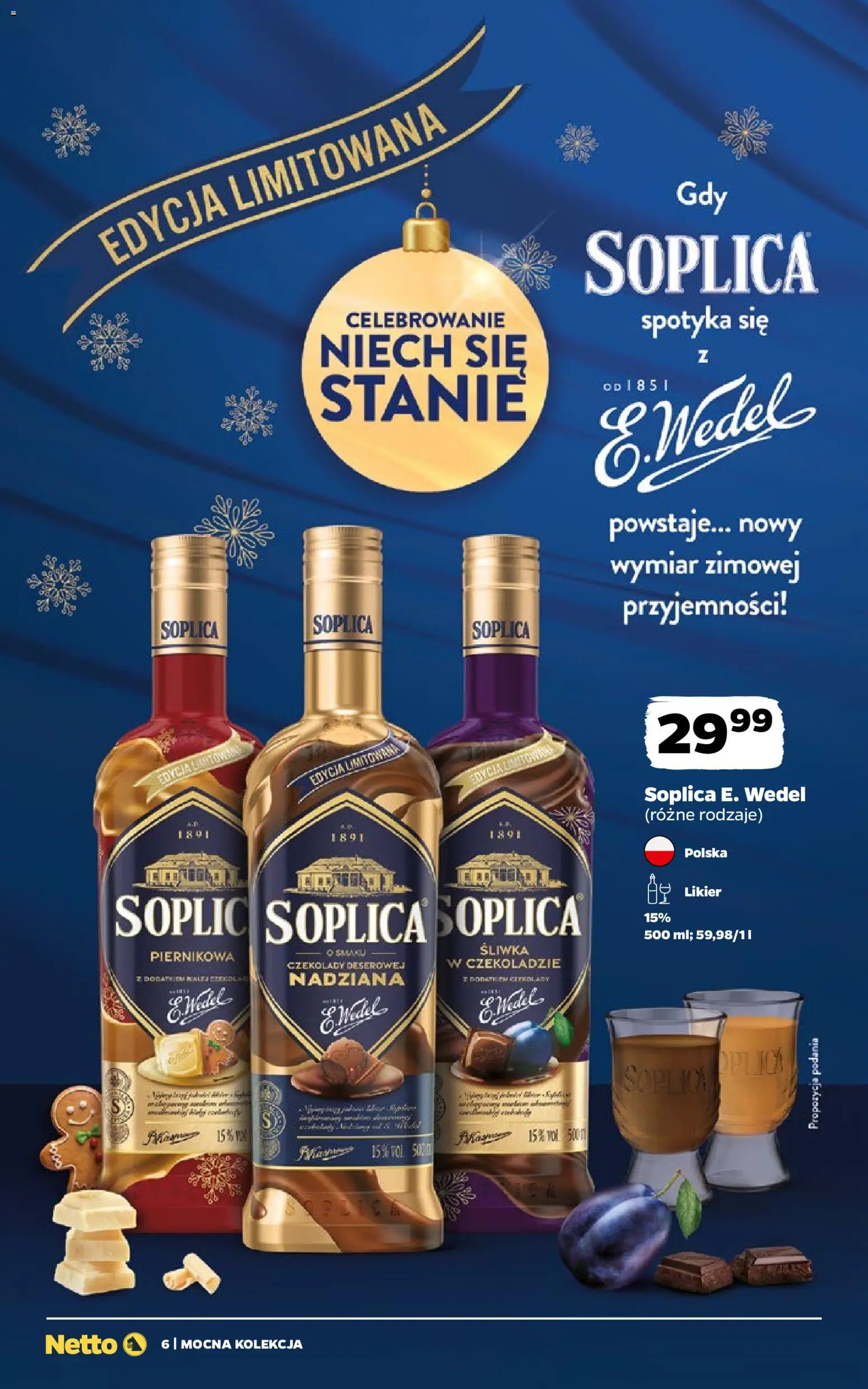 Netto gazetka - Alkohole mocne od 05.01.2026 | Strona: 6 | Produkty: Czekolady